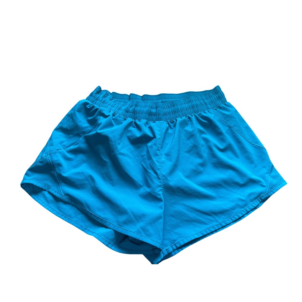All in Motion Athletic Shorts Womens Medium Teal Blue Excellent Perforated Mesh